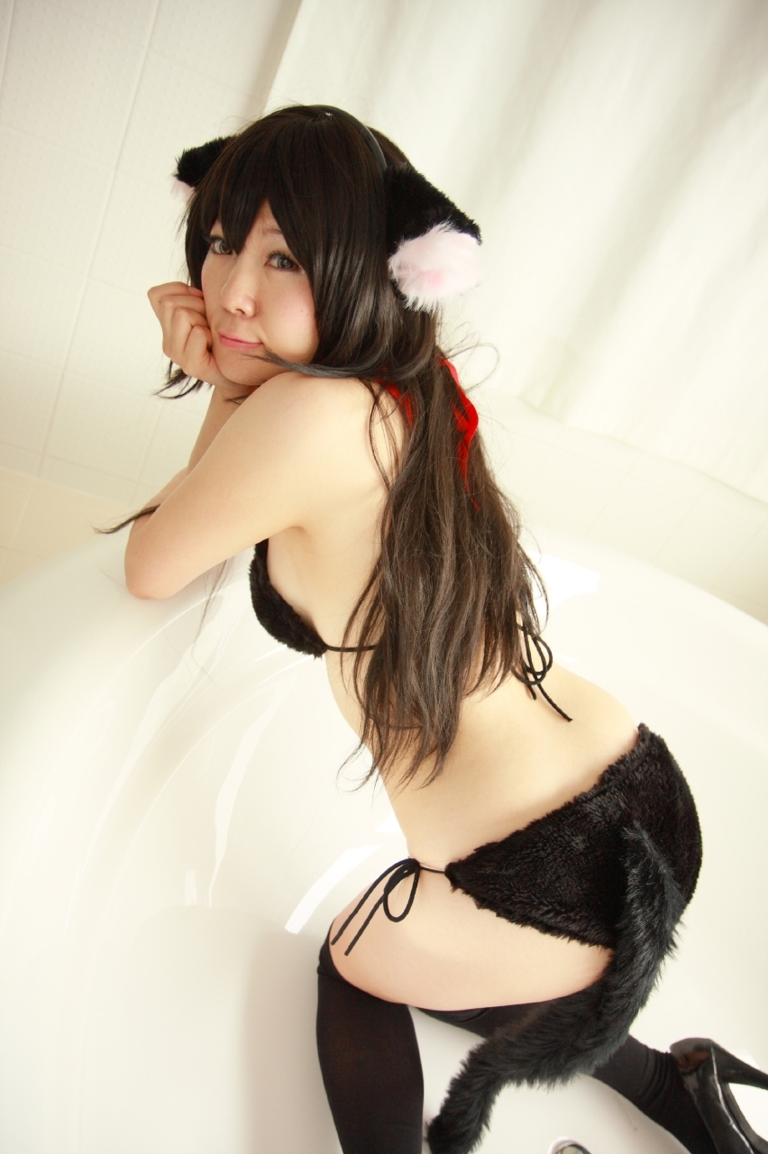 [Cosplay] 2013.04.05 Neko  School Girl - 2 Cosplayers 2